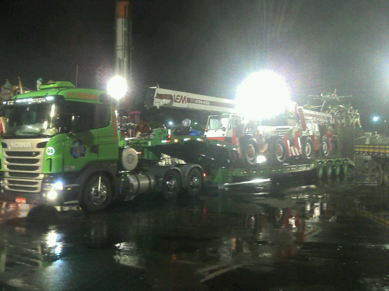 Transporte de Maquinas para Içamentos - TZ Rental