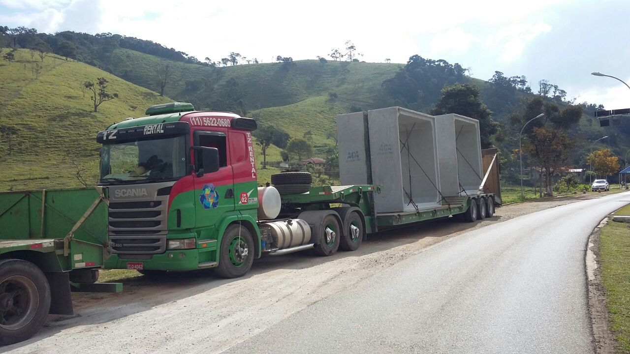 Transportes de Indivisíveis - TZ Rental Transporte Pesado