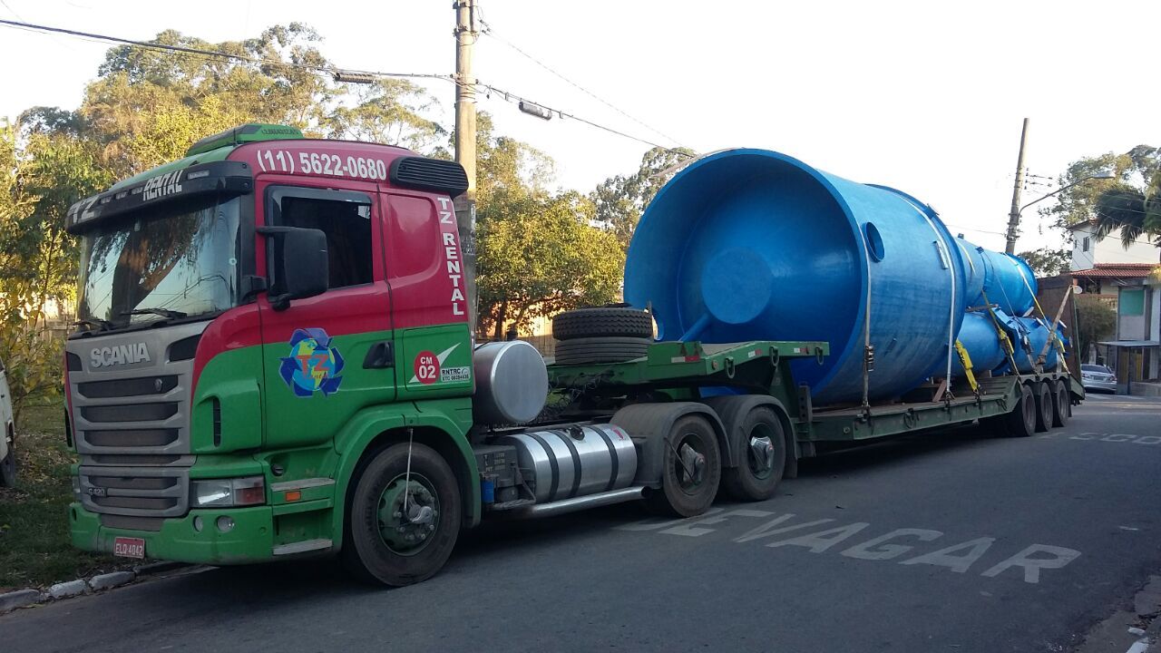 Transportes de Indivisíveis - TZ Rental Transporte Pesado