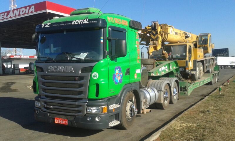 Transporte de Maquinas para Içamentos - TZ Rental