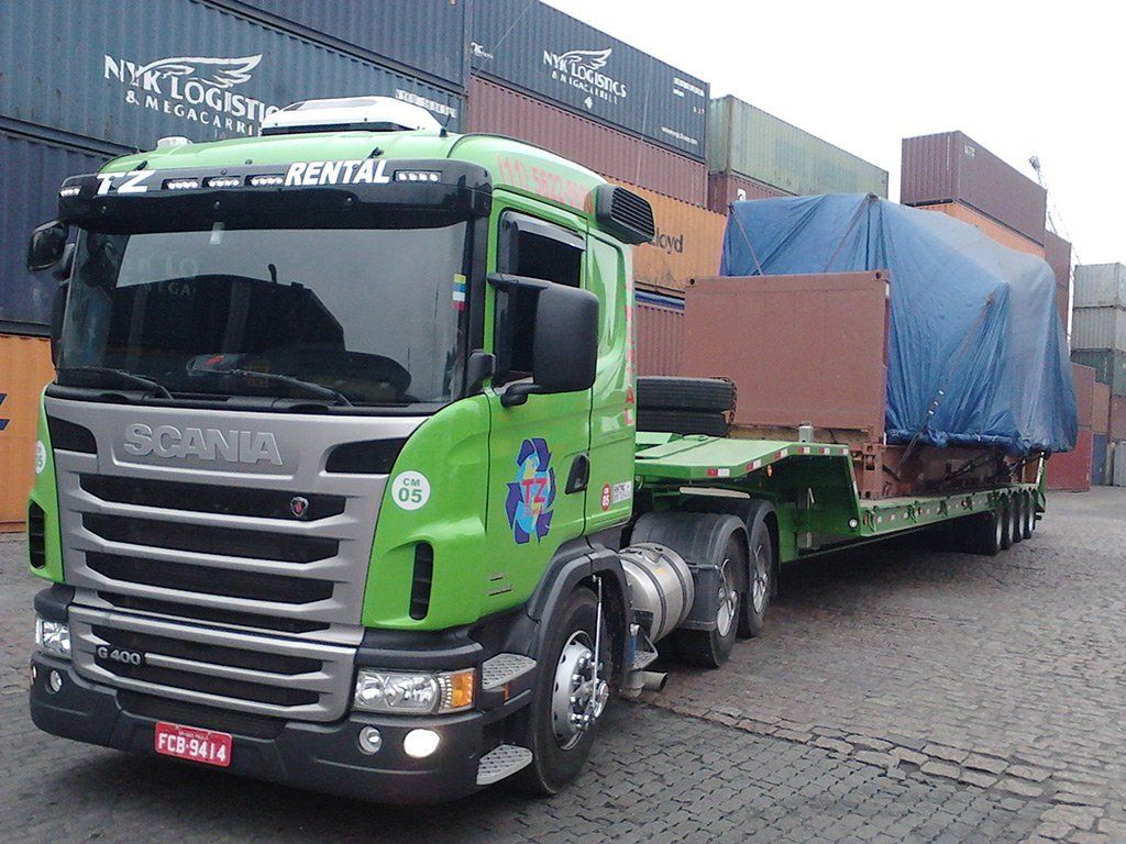 Transportes de Indivisíveis - TZ Rental Transporte Pesado