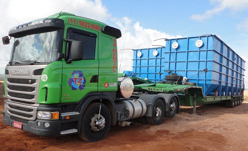 Transportes de Indivisíveis - TZ Rental Transporte Pesado