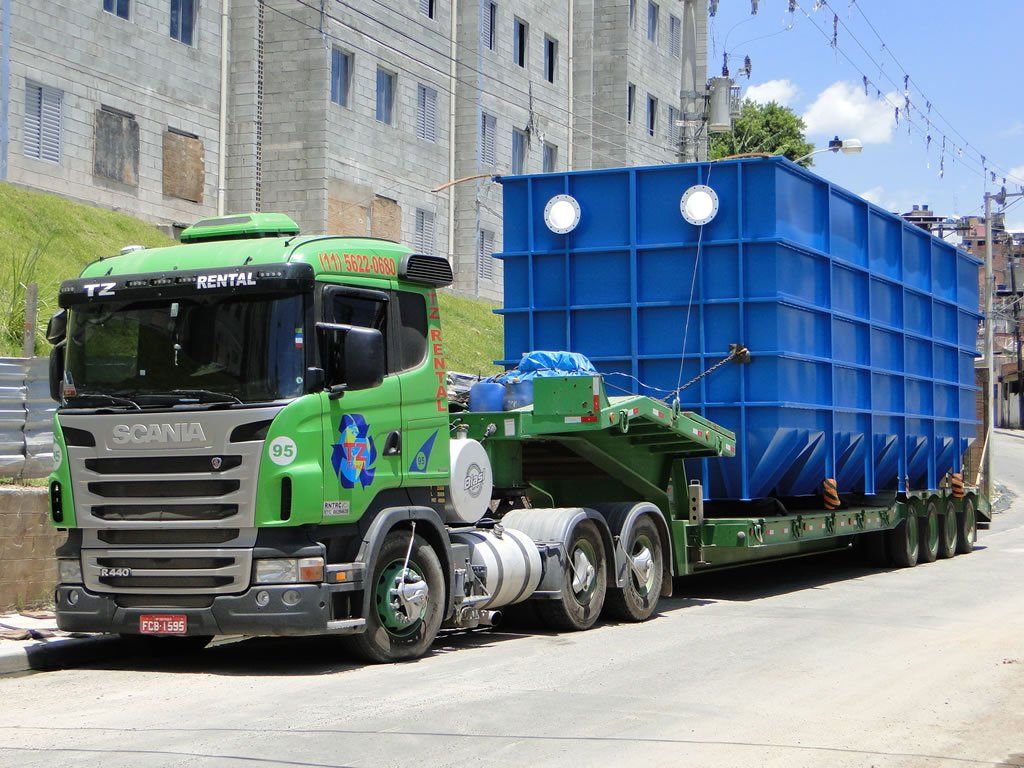 Transportes de Indivisíveis - TZ Rental Transporte Pesado