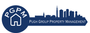 Logo with blue circle, 