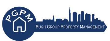 Logo with blue circle, 