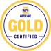 NAPA Auto Care Gold Certified logo: gold and blue seal. | Do Good Automotive