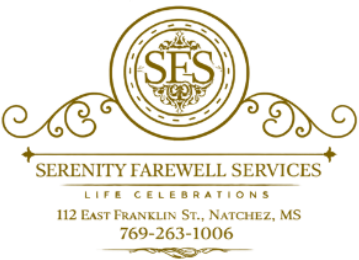The logo for sample funeral home is shown on a white background.