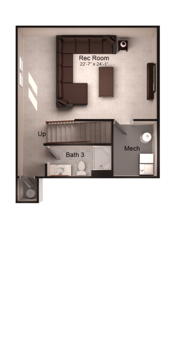Sakakawea Basement - Available on Some Units
