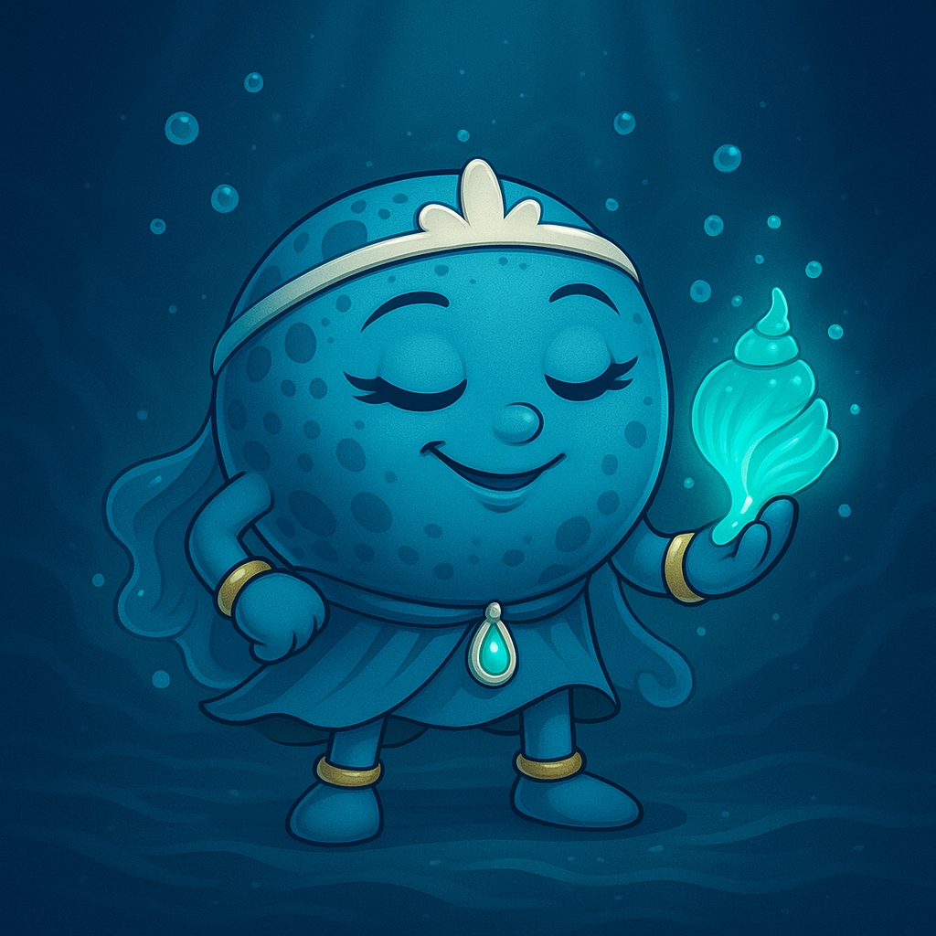 Una ilustración de dibujos animados de un globo terráqueo que sostiene una taza de café y hace un gesto de aprobación con el pulgar hacia arriba.