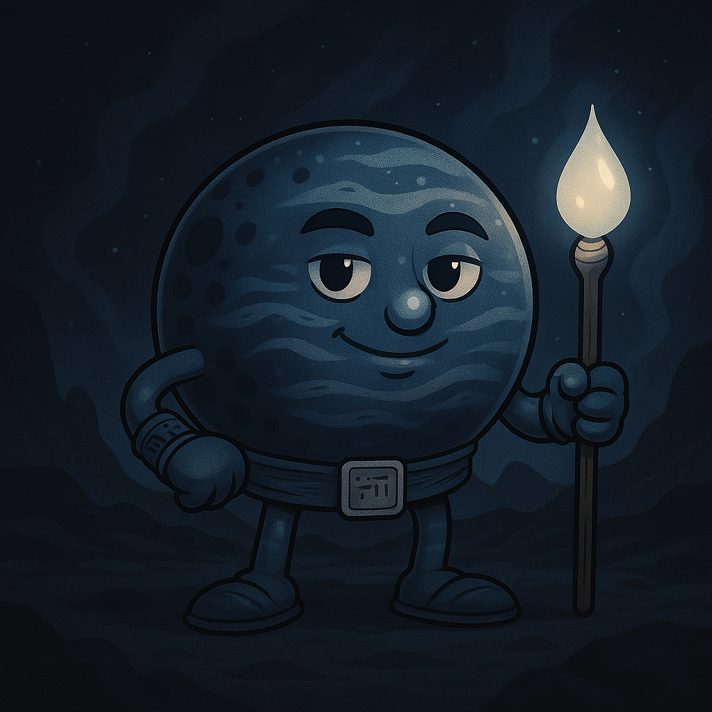 Un personaje de dibujos animados con brazos y piernas sostiene un mapa.