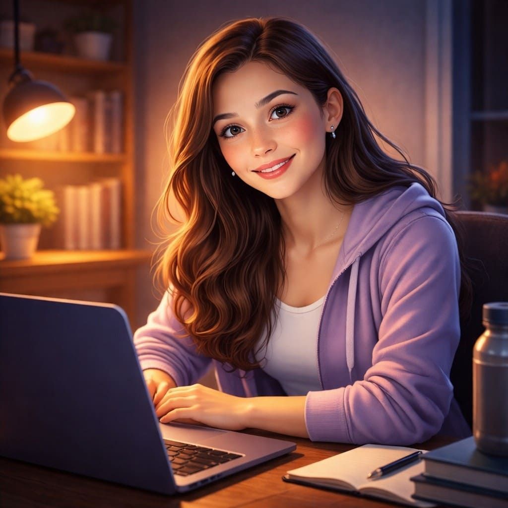 Un personaje de dibujos animados que lleva auriculares y gafas de sol está haciendo un gesto de aprobación con el pulgar hacia arriba.