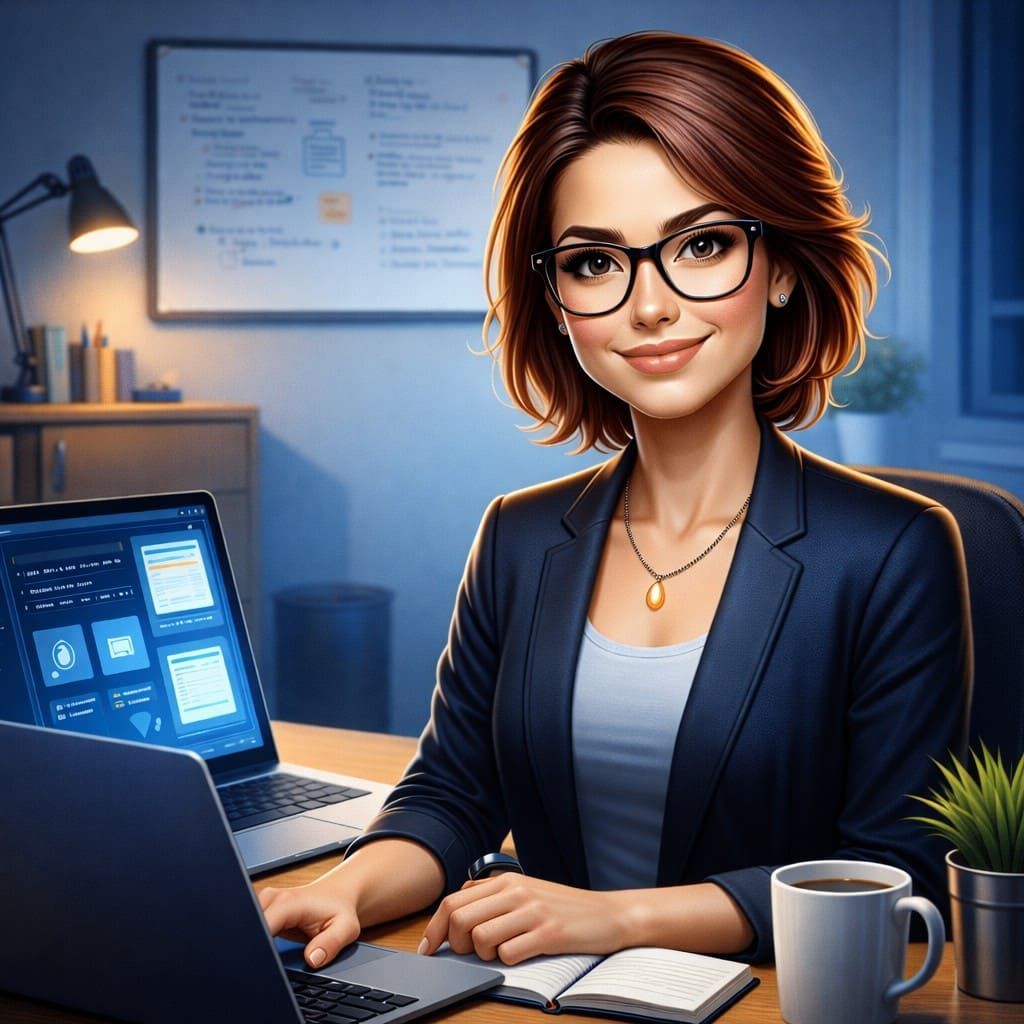 Un personaje de dibujos animados que lleva auriculares y gafas de sol está haciendo un gesto de aprobación con el pulgar hacia arriba.