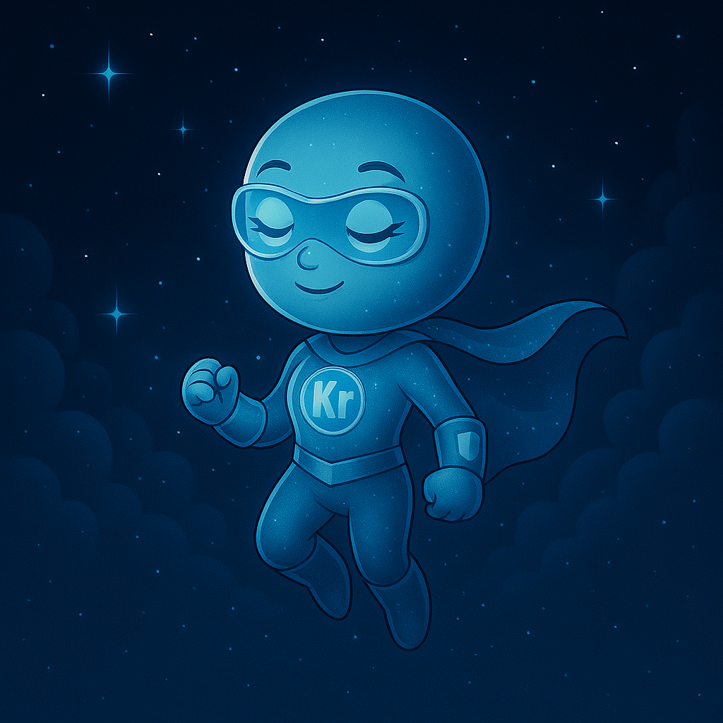 Un mago de dibujos animados sostiene un diamante en su mano en una habitación oscura.