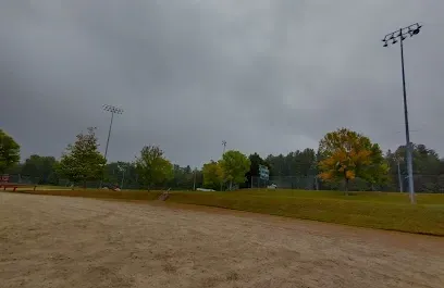 Chimney-Sweep-Portland-Long wooden covered bridge spans a flowing river under a dramatic cloudy sky, surrounded by lush green trees.