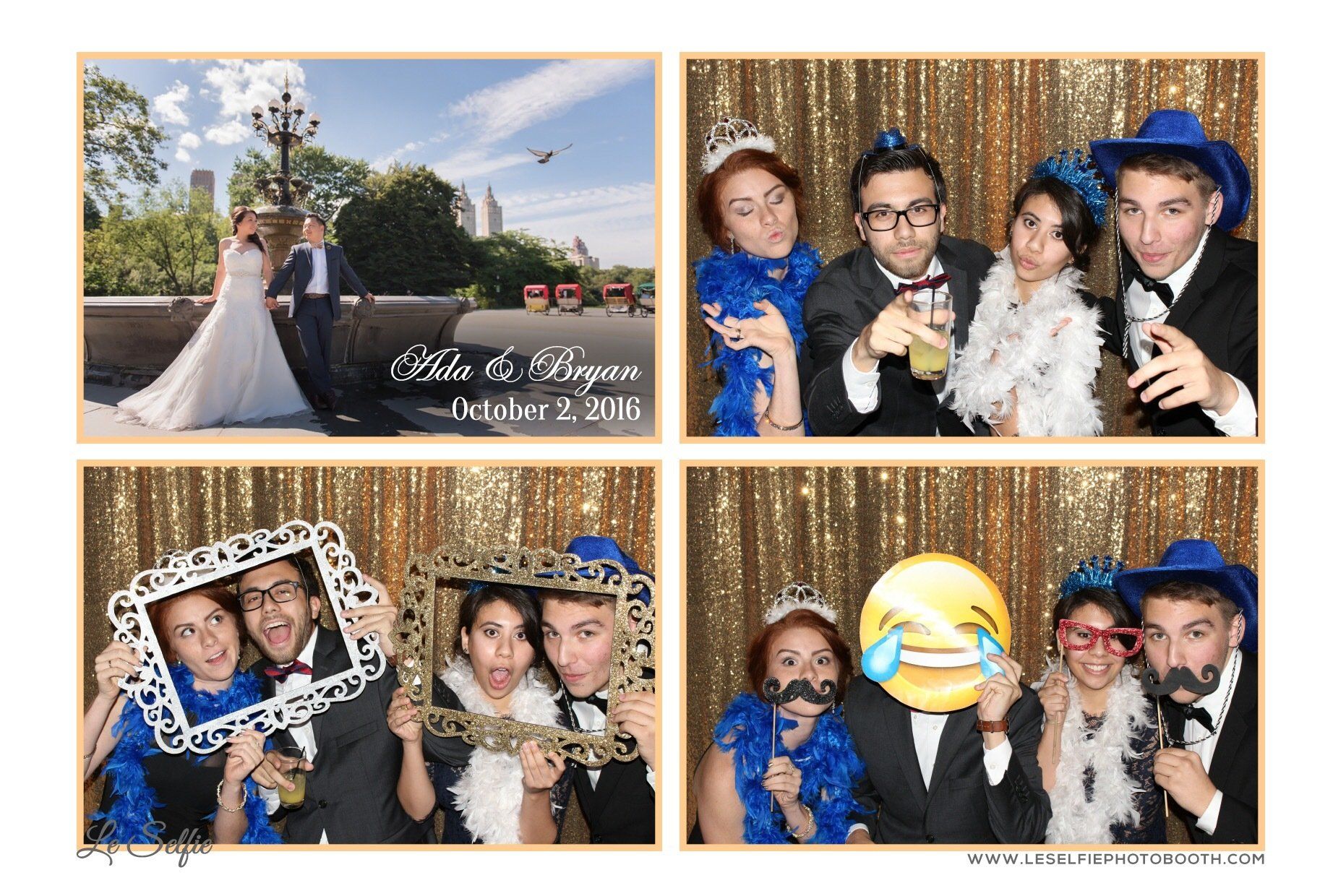 A group of people are posing for a picture in a photo booth.