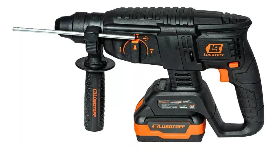 Rotomartillo Inalámbrico 18v Lusqtoff RML4000-9BK 2 Baterías 4ah Maletín