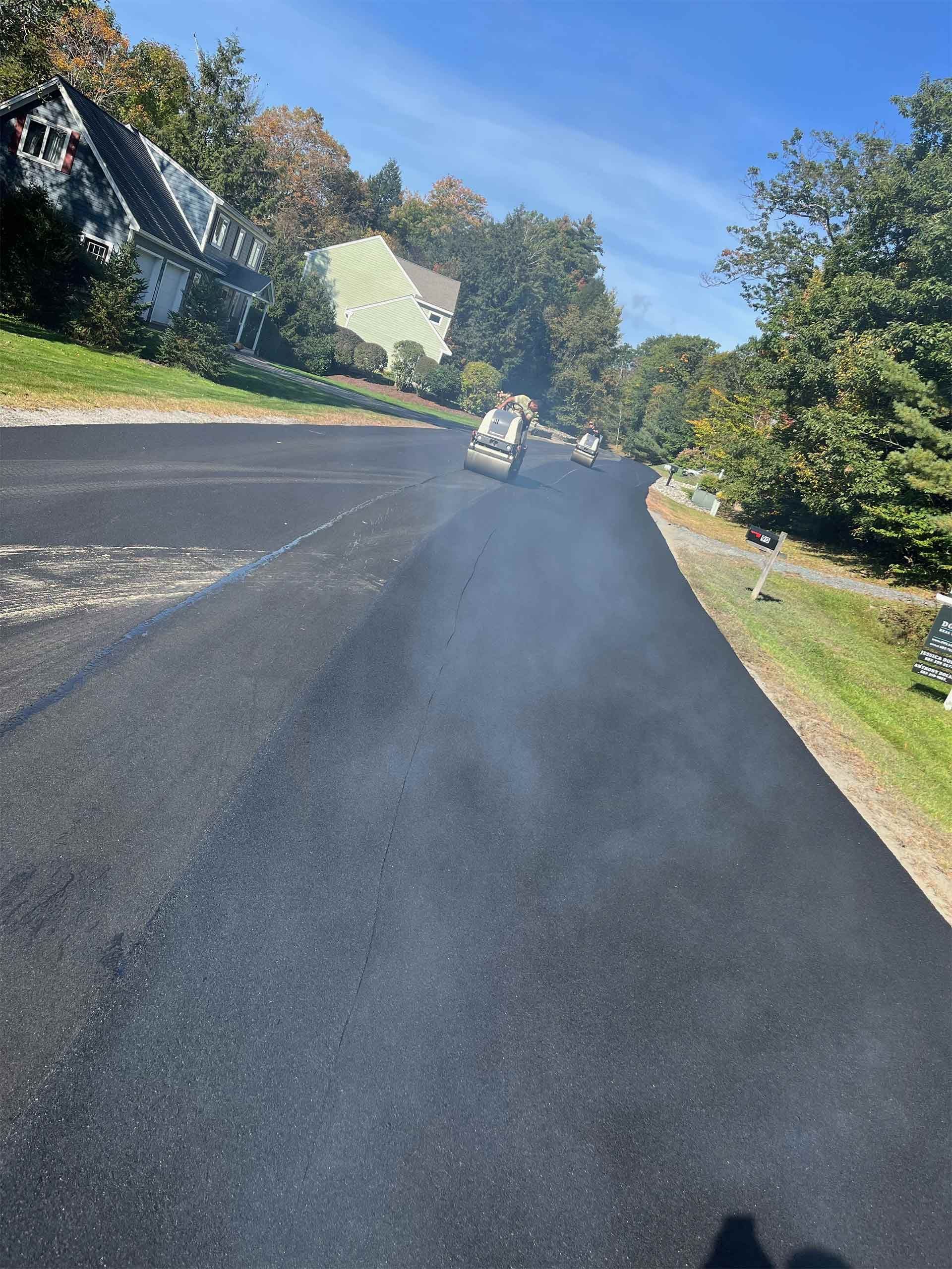 Asphalt Rollers on Road — Newport, NH — Asphalt Worx