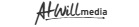 The logo for AtWill Media, featuring the word 
