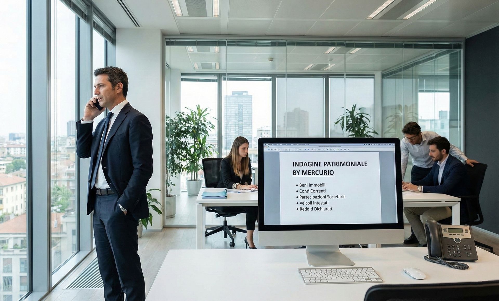 imprenditore chiede una indagine patrimoniale a mercurio