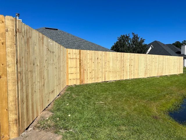 Long Brown Fence — Jacksonville, FL — Fence Installers of Jacksonville