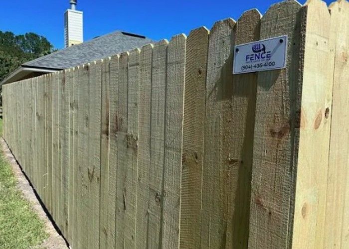 residential wood fencing