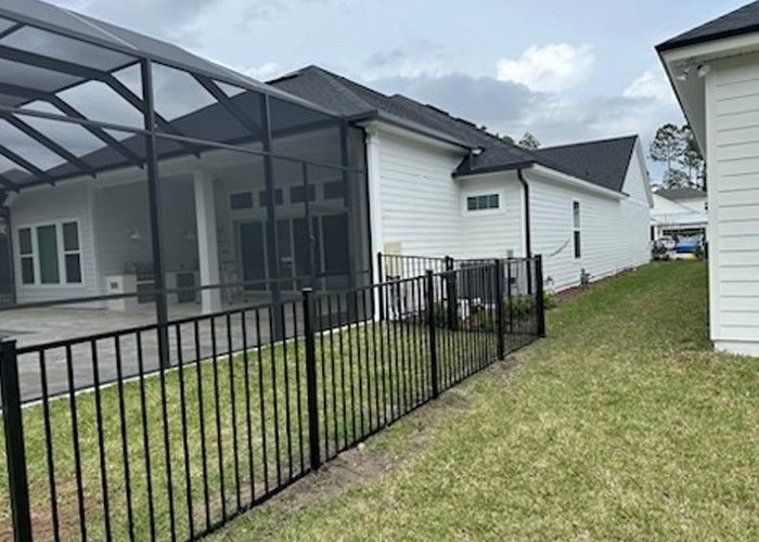 security fence for a home