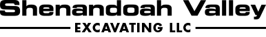 The logo for shenandoah valley excavating llc