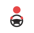 Driving icon logo