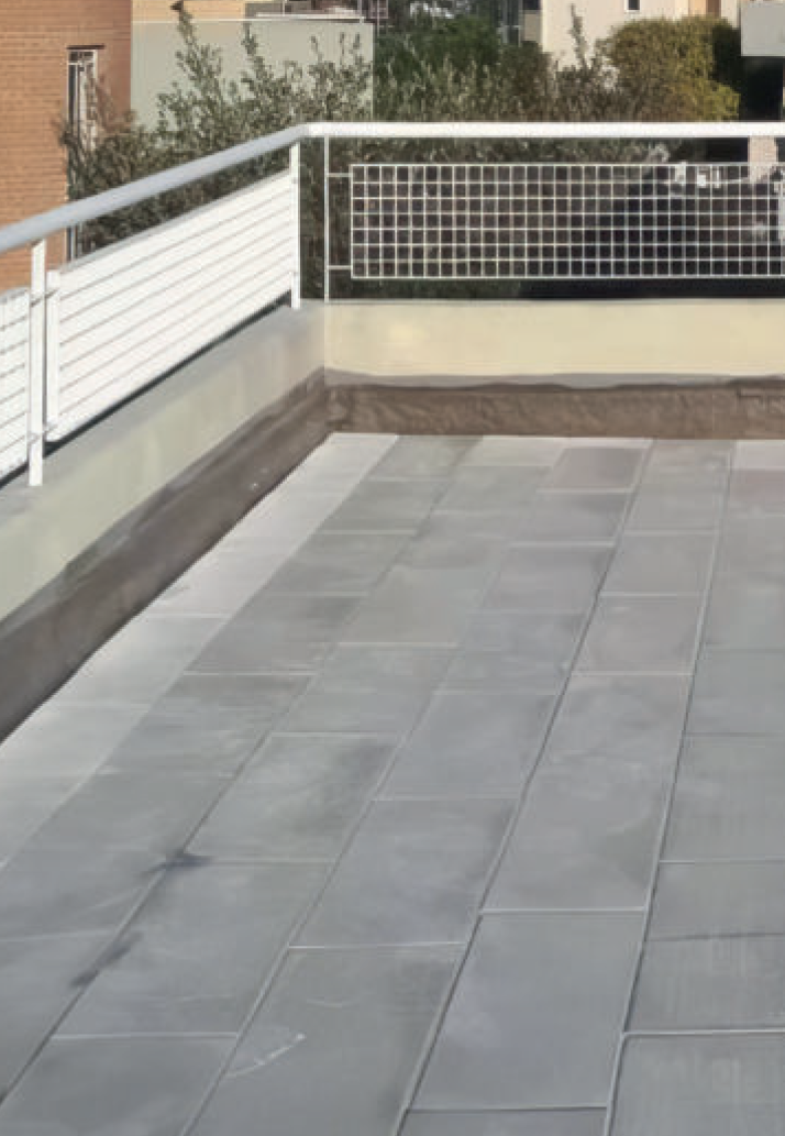 mattone in gres con pannello isolante