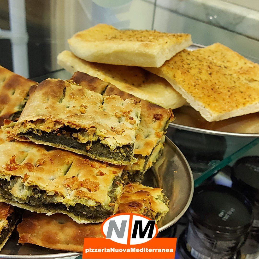 Focaccia semplice e ripiena