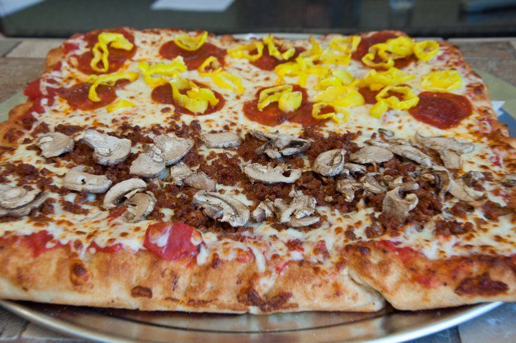 Delicious Sicilian Pizza — Seven Fields, PA — Carlucci's Pizza