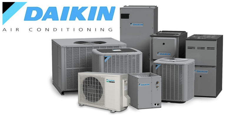 Sample HVAC products of Daikin Air Conditioning