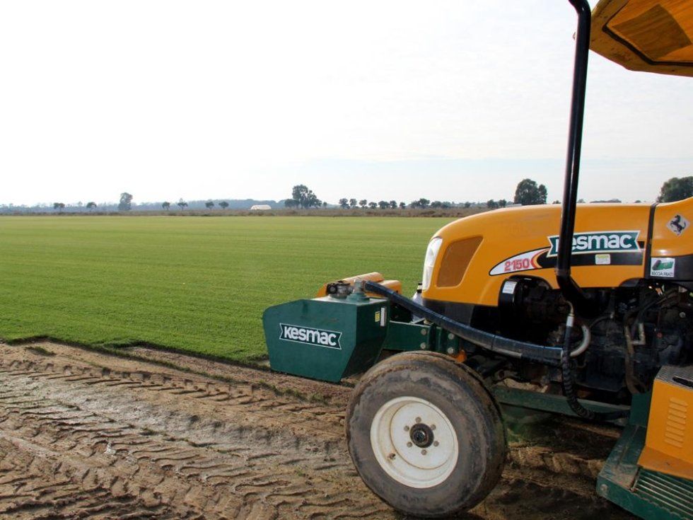 macchinario agricolo in un campo