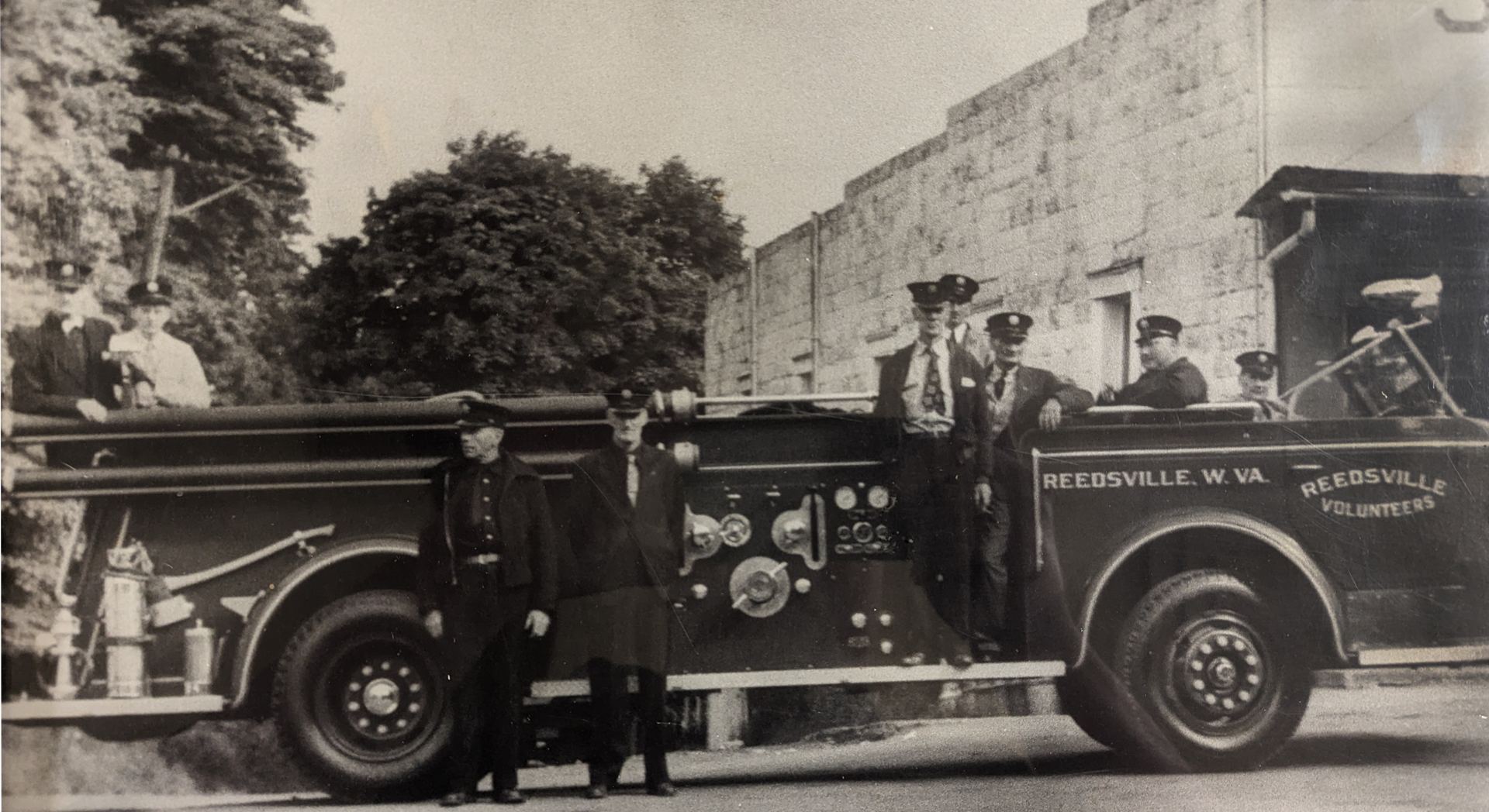 historic Reedsville fire department photo