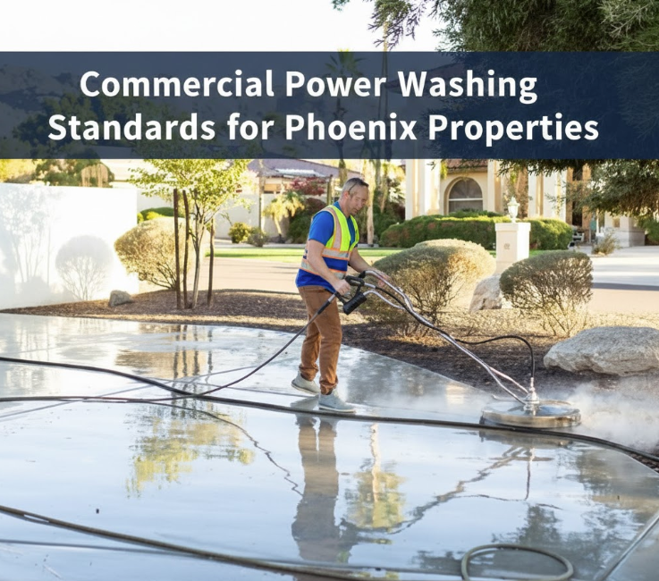 commercial power washing standards for Phoenix poperties