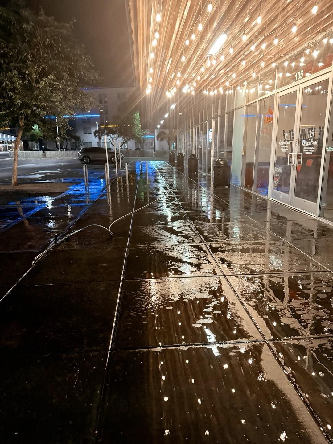 Commercial concrete power washing in Phoenix by Valley Pro Power Wash