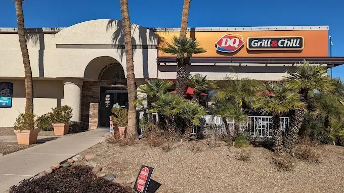 Valley Pro Power Wash cleaning a Dairy Queen drive-thru in Phoenix AZ