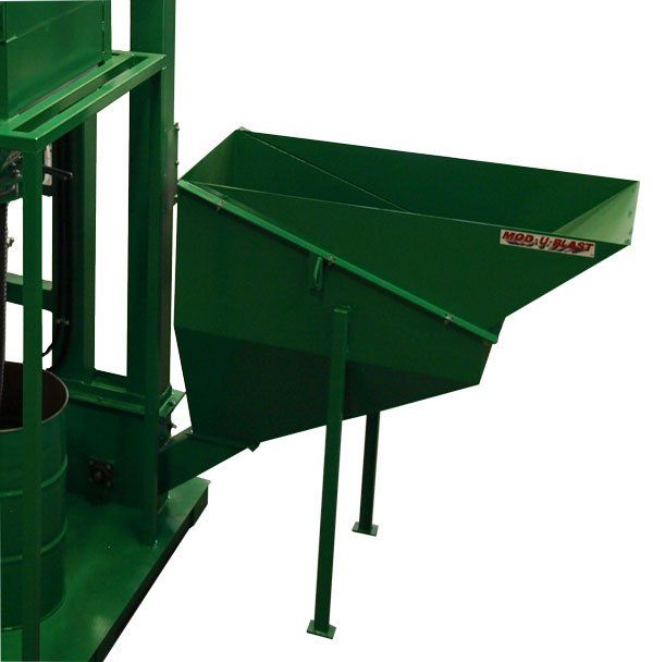 Sandblasting loading hopper