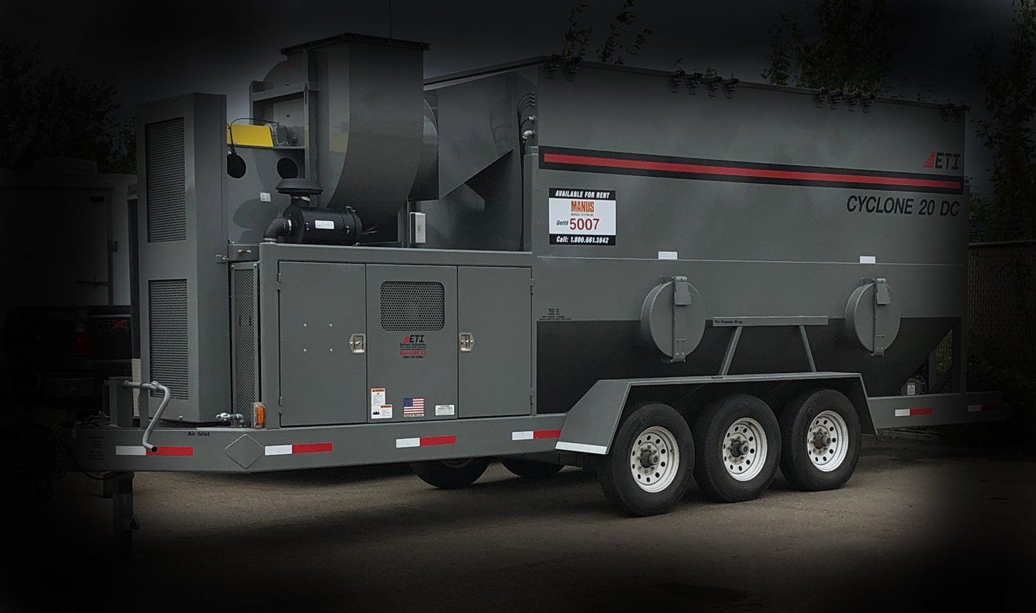 Sandblasting rental equipment