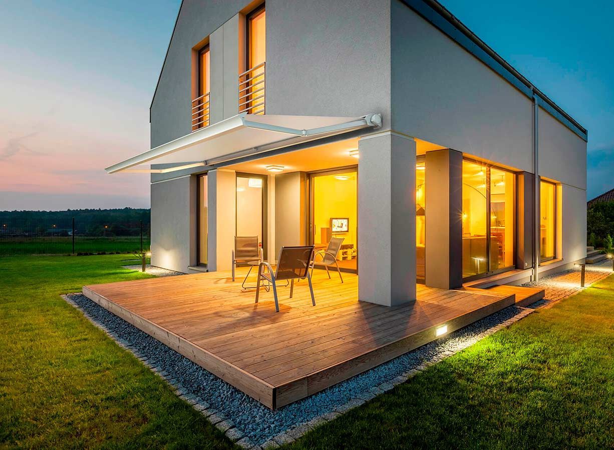 tende da sole su terrazzo