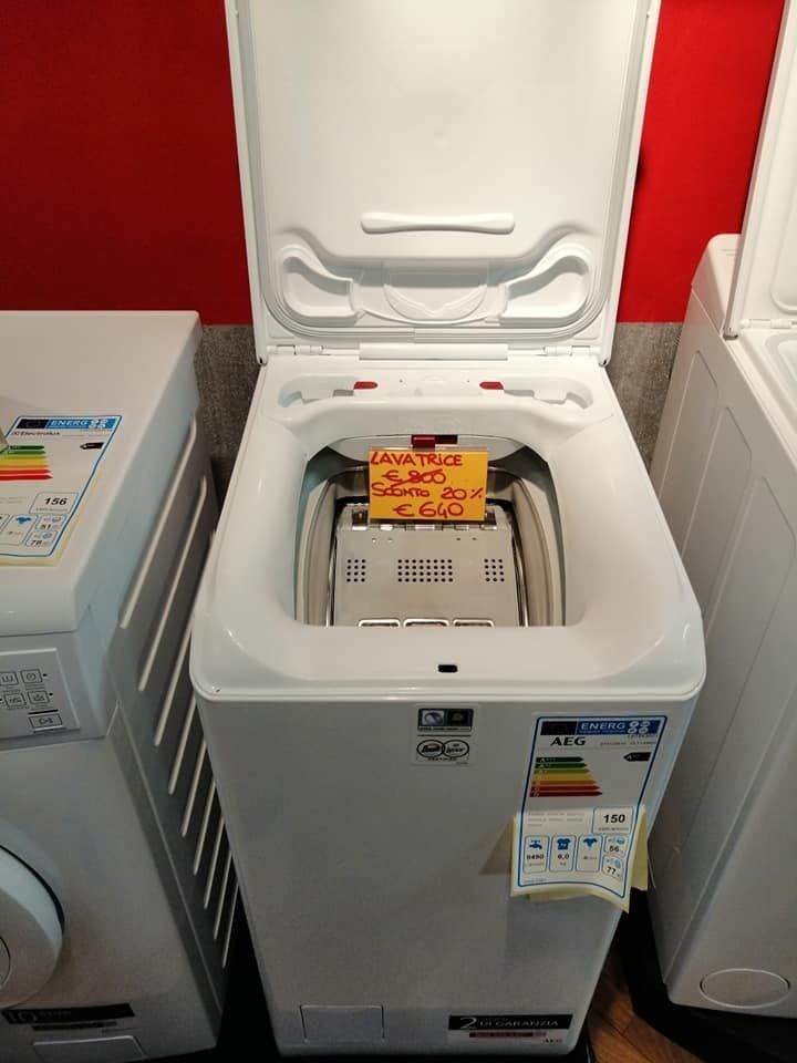 lavatrice con apertura verticale