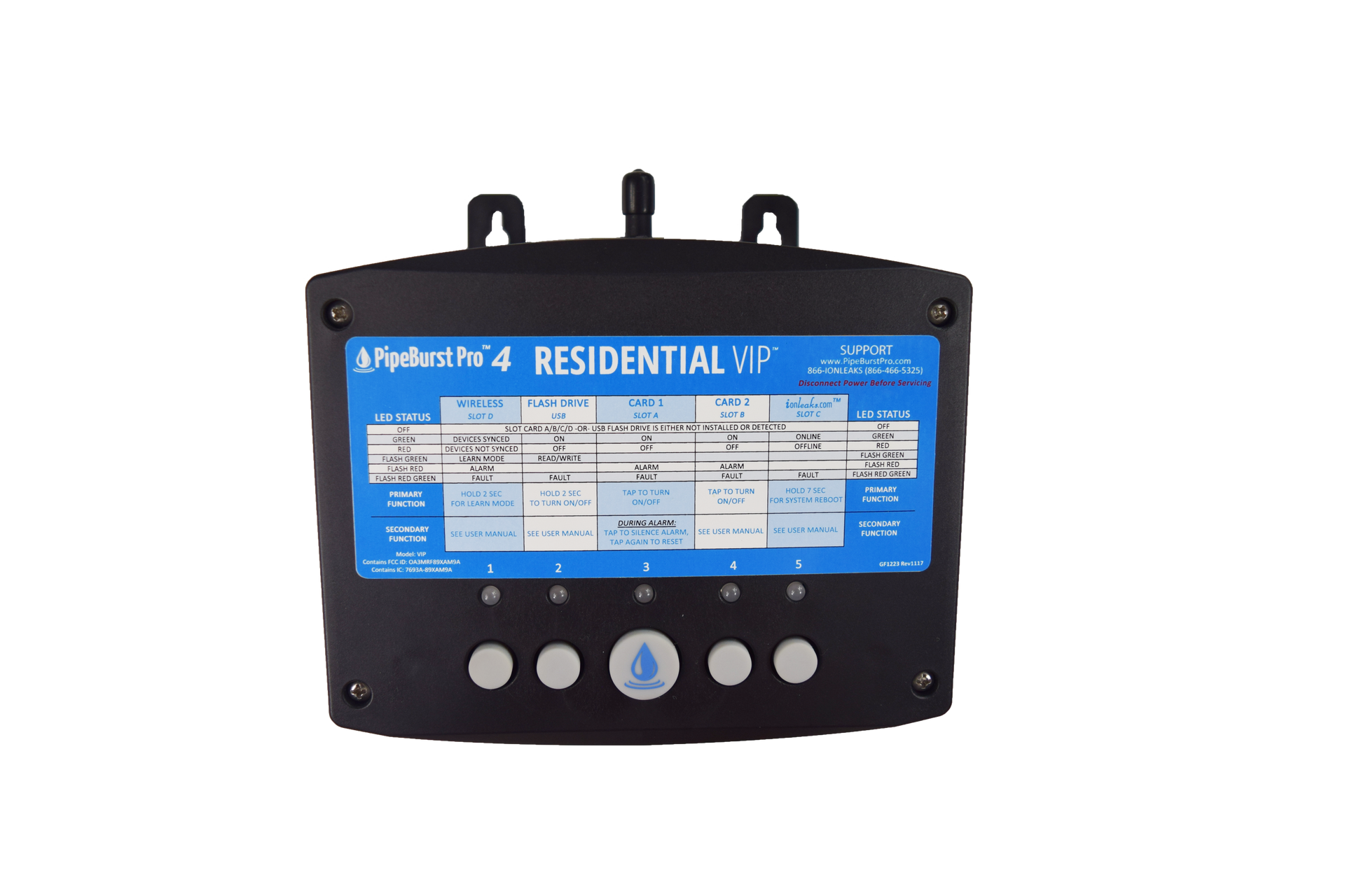 PipeBurst Pro Residential Valve Interface Panel, VP410-R.