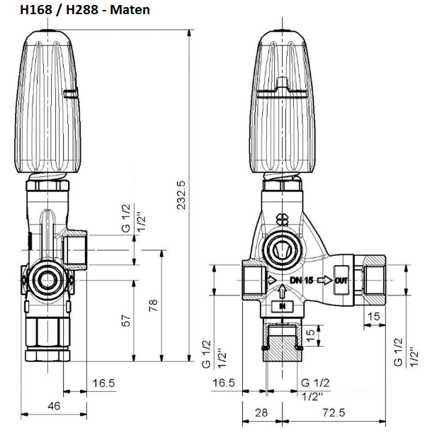 Pratissoli H168 H288 - Maten