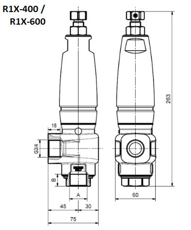 R1X-400 / R1X-600 - Maten