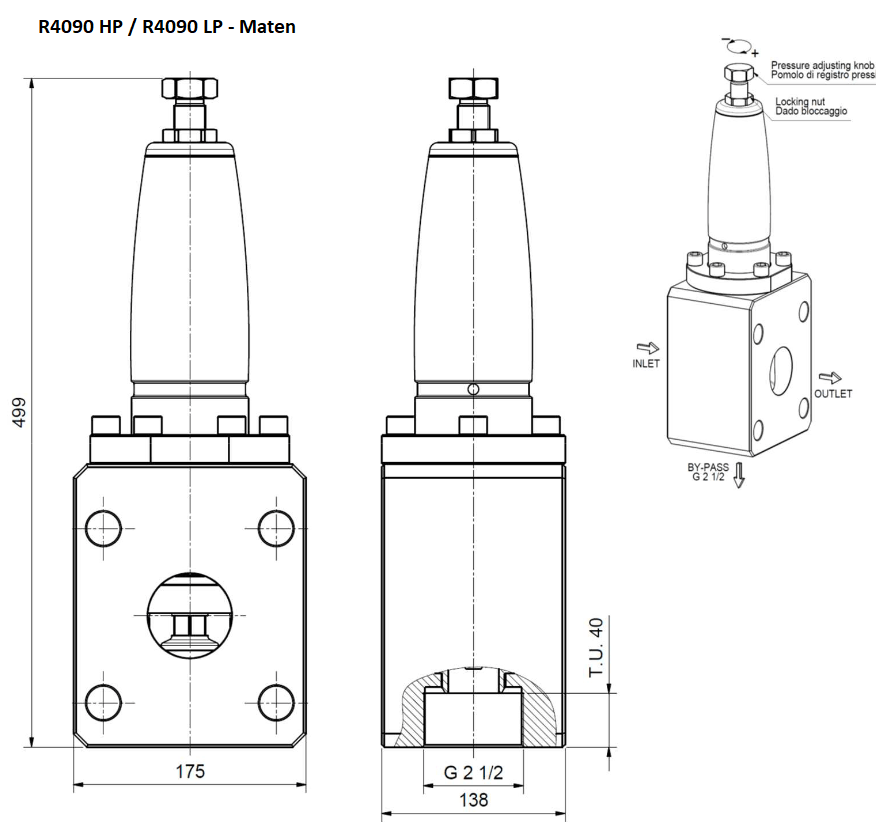 R4090 HP / LP - Maten