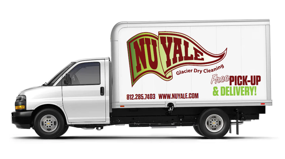 A white truck with the word nuvale on the side