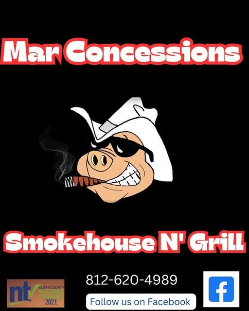 A poster for mar concessions smokehouse n grill