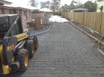 A new concrete driveway — CR Concreting in Pittsworth, QLD