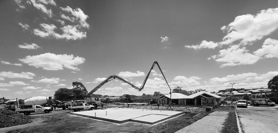 Black and White Foundation Work  — C R Concreting in Pittsworth, QLD