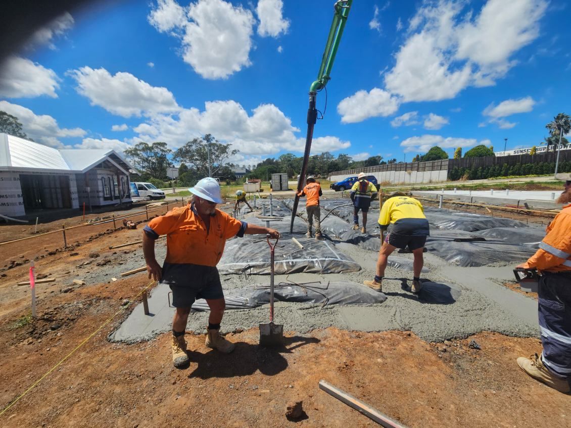 New Foundation for Residential  — C R Concreting in Pittsworth, QLD